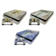 OFFICIAL STEPHANIE LAW ART MIX VINYL SKIN FOR PS4 SLIM CONSOLE & CONTROLLER