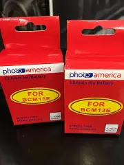 PHOTOAMERICA Premium 2 Pack of DMW-BCM13E Batteries for Panasonic Lumix DC-TS7,
