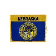 Nebraska State Patch / Nebraska Flag / Iron On