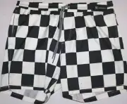 I.N.C. Men's Black/White Checkered 5" Quick Dry Swim Shorts Trunks XXL 2XL NWT