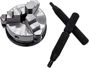 PZNGNKELPT Mini Lathe Chuck 3 Jaws Woodworking Hand-Chuck With Mounting Thread Screw Rod Self-Centering Collet Tool 50mm K01-50 chuck