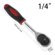 1/4 inch Drive Socket Ratchet Wrench Metric for Auto Repairing and Household