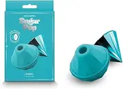 NS Novelties Sugar Pop Vibrator with Clitoral Stimulation Green One Size