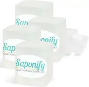 4LB Clear Melt and Pour Soap Base |Make Your Own Gentle Detergent-Free Glycerine Soaps with Professional Grade Base by Saponify