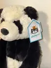 NEW Jellycat Medium 12" Bashful Panda Black White Soft Toy Plush Stuffed Animal