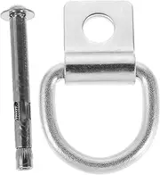 OSOLADY Versatile Trailer Tie Down Hooks Stainless Steel D-Rings Cargo Lashing Ties Heavy Duty D-Ring Loop for Vehicles