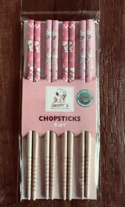 Snoopy Peanuts Chopsticks Kitchen Cute 20.5cm 4pair Bamboo BENTO