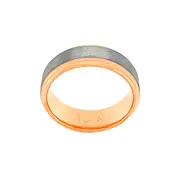 Stanton Made for Men Tungsten Rose Gold Ring