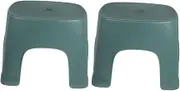 2Pcs Non Slip Bathroom Foot Stool Multi Functional Toilet Stepping Stool for Adults Material Easy to Clean for Changing Shoes and Daily Use Bathroom