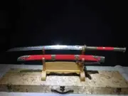 Long Two Handed Mongol Saber Chinese Curved Sword Sabre War Combat Blade Steel