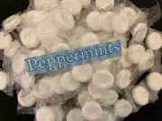 PEPPERMINT Flavored Mints Hard Candy- BULK CANDY- 50 PIECES