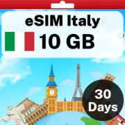 eSIM Italy - 10 GB - 30 Days - Travel eSIM | QR code activation