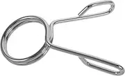 Milisten Dumbbell Bar Circlip Dumbells Strength Training Equipment Weight Collars Fringe Barbell Weight Lifting Clips Barbell Clip Barbell Clamps Weight Clip Gym Clamps Silver Iron
