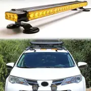 54 LED Rooftop Warning Emergency Strobe Lights Bar White Amber For Toyota RAV4