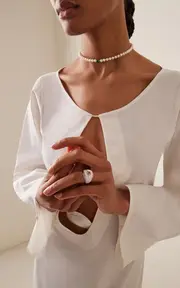 [Yvonne Leon] Berlingot 9K White Gold Ring