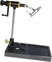 harayaa Fly Tying Tool Rotary Fly Tying Vise Sturdy Fly Fishing Tackle with Base Fly Hook Tool 360 Degree Rotation Lure Maker