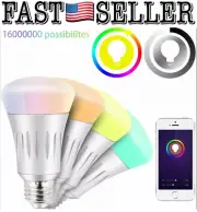 Smart WiFi Light Bulb Lighting Lamp Dimmable Timer 6.5W Compatible With Alexa
