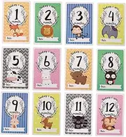 Abaodam Unique Baby Milestone Cards Monthly Milestone Cards for Baby's Growth Records
