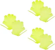 BESPORTBLE 4 Pcs Diving Gloves Swim Gloves Swimming Gloves Diving Auxiliary Gloves Swim Training Gloves Kid Gloves Kids Gloves Swimming Learn Tool Nylon Swim Glove Paddle Child