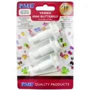 PME Mini Butterfly Plunger Cutter, Set of 3