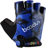 OATIPHO Outdoor Sports Half Finger Gloves for Cycling Shockproof Racing Workout Gloves Totem Breathable and Non Slip Design for Active Play