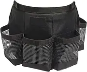 Water-Resistant Bucket For Car Wash Fast-Drying Mesh Pockets Fits 3.5 To 5 Gallon Buckets Ideal For Cleaning Supplies (Black)