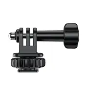 Action Camera Cold Shoe Adapter with 180° Adjustment, 1/4 Inch Screw Hole,8783