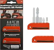 StealthMounts Magnetic Bit Holder for Ridgid | Drill Bit Organizer | Perfect Bit Holder for Ridgid Drills and Impacts (2 Pack)