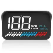Smart Digital Gauge Speedometer Water Temp RPM Alarm OBD GPSCar Head-up Display (for: Smart)