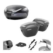 Set SHAD Bauletto SH48K & Suitcases SH23A 3P for Benelli 500 Lion Trail 2017-2