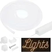 uxcell LED Diffuser Channel, 5Meter 10mm LED Silicone Channel System with Cover, End Caps for LED Strip Light Installations LED Channel