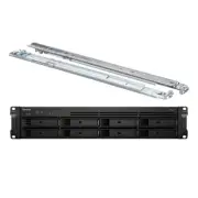 Synology RackStation RS1219+/Intel Atom C2538/8GB DDR3/1TB SSD-24TB/DSM/Rail kit