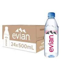 在飛比找蝦皮購物優惠-『免運現貨』evian依雲天然礦泉水(500ml/24入/寶