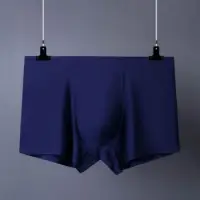 在飛比找momo購物網優惠-【CoolX】舒適透氣男性四角無痕內褲 超彈性內褲 寶藍(多