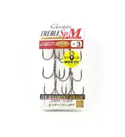Gamakatsu 67813 Treble Hook SP M Black Size 3 (2694)