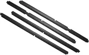 4Pcs/Set Window Weather Strip Window Glass Waterproof Pressure Strip Sealing StripFit Compatible for Jeep Grand Cherokee II WJ WG 1998-2005
