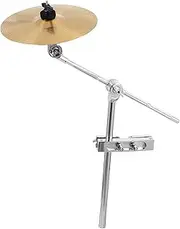 Didiseaon Drum Cymbal and Stand Kit 10 Inch Silent Splash Cymbal for Drum Practice