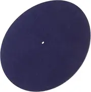 Navy Felt Turntable Mat Static Vinyl Slipmat for Record Players Enhanced Sound Stable Playback Lightweight Portable Wide Compatibility for Phonograph Brands