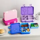 Divided Microwave Oven Bento Box Interlayer Food Container Portable Lunch Box