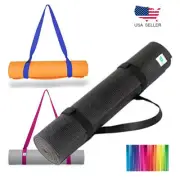 Portable Yoga Mat Shoulder Carrying Strap Sling Canvas Belt Fitness Gym Adjust