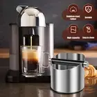 Coffee Knock Box Stainless Steel Espresso Knock Box Non Slip Coffee Ground Zhaza