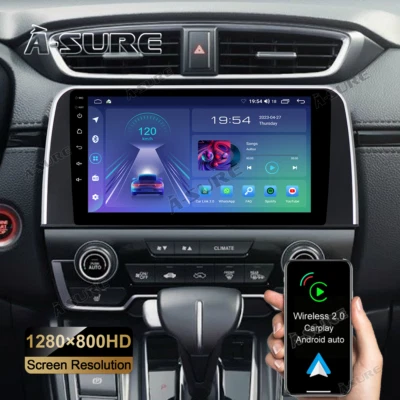 Android 14 Car Stereo Radio for Honda CR-V 2017-2021 Wifi Carplay GPS DSP 2+32GB (for: Honda)