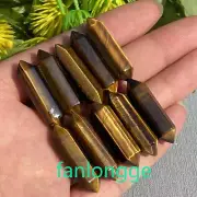 Wholesale Natural Tiger's eye jasper Obelisk Quartz Crystal Wand Point 10pc