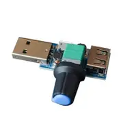 Dc 4 12V 5W Usb Fan Stepless Governor Speed Controller Drive Blue 1Pc Speed Controls