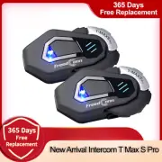 New Motorcycle Helmet Headset Intercom Bluetooth Music FM Waterproof Moto Helmet