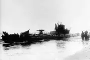 New 5x7 World War I Photo: German Submarine U20 which Sank the LUSITANIA