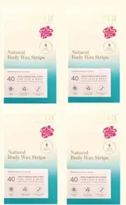 4×Marzena Natural Body Wax Strips