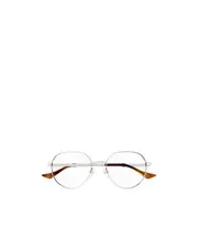 Gucci Eyewear Round Frame Glasses 52 White