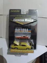 Ertl American Muscle Yellow 1969 Dodge Daytona Limited Edition 1/64 Scale