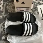 Big Kid's Adidas Adilette Shower K Slides Core Black/Cloud White Size 3 (G27625)